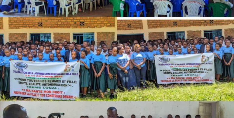 Journée internationale de la jeune fille : la RCBu célèbre avec le club des filles reporters RDC 