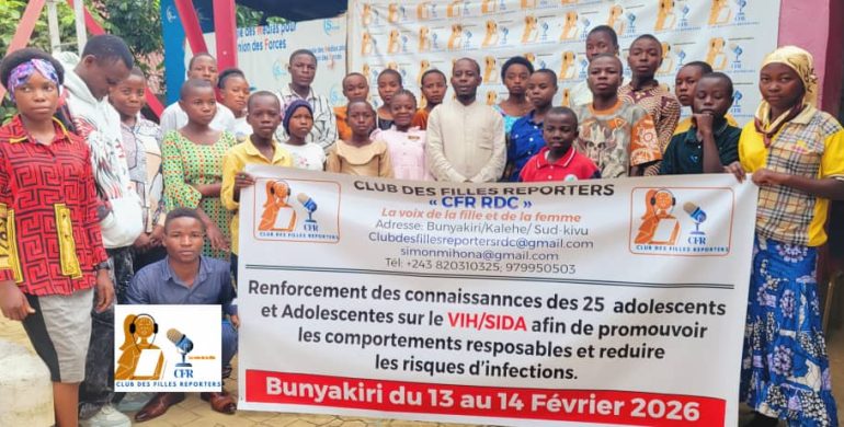 Bunyakiri : Clôture de l’atelier de formation de 25 jeunes sur le VIH/SIDA
