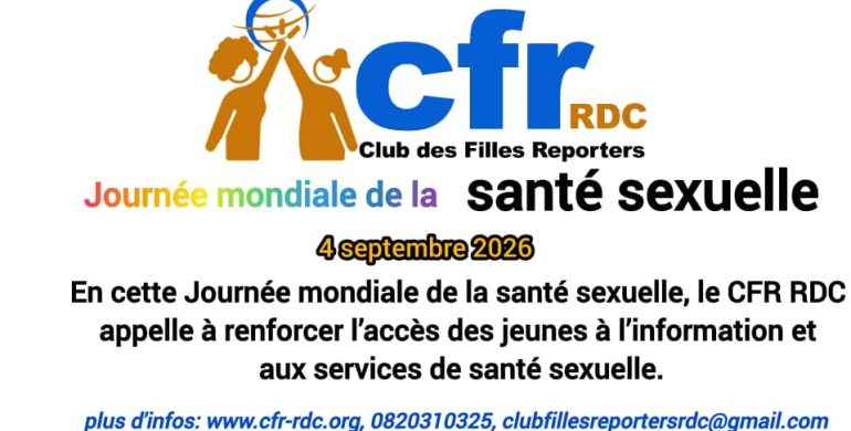 Santé sexuelle : le CFR RDC tire la sonnette d’alarme
